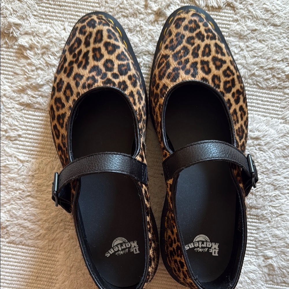Dr. Martens Elphie Leopard Mary Janes - Picture 6 of 7